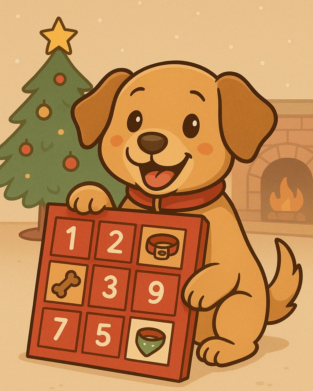 Calendrier de l'Avent pour chien | Dog Christmas Advent calendar