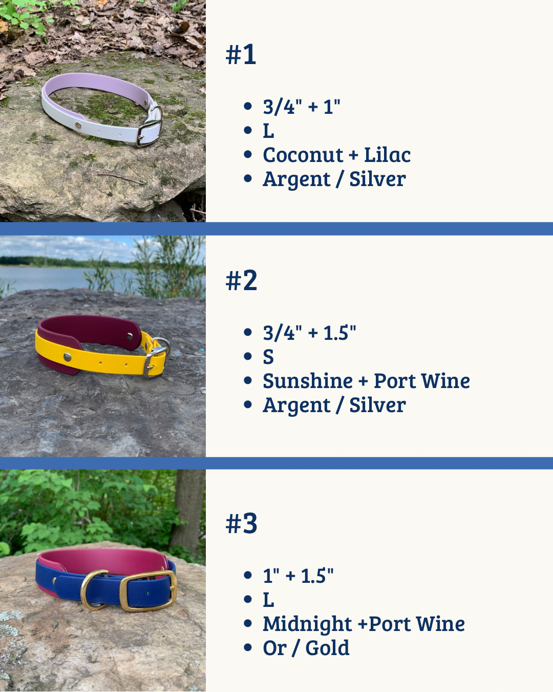 Colliers doublés | Layered collars