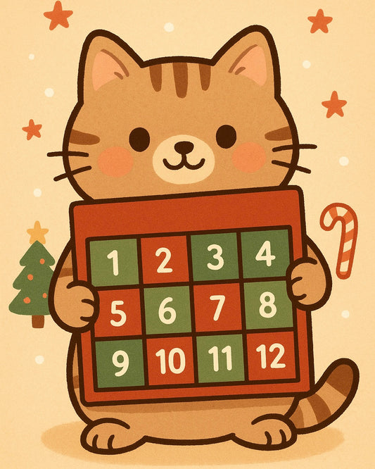 Calendrier de l'Avent pour chat | Cat Christmas Advent calendar