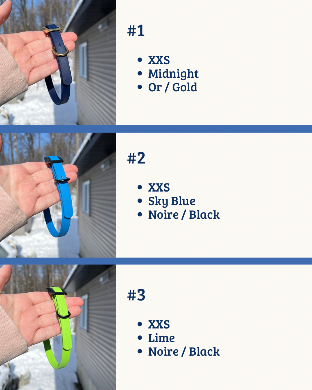 Colliers 1/2" | 1/2" collars